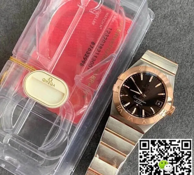 Omega Constellation 123.20.31.20.13.001 VS Factory 1:1 Best Edition Replica Watch Brown Dial